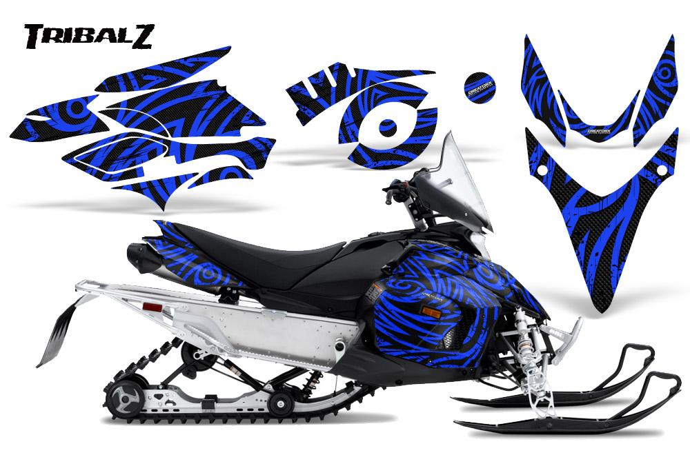 Yamaha Phazer Graphics TribalZ Blue